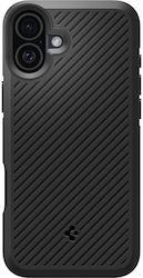 Spigen Core Armor Back Cover Σιλικόνης Μαύρο (iPhone 16)