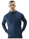 Functional Sweatshirt with Hood Blue