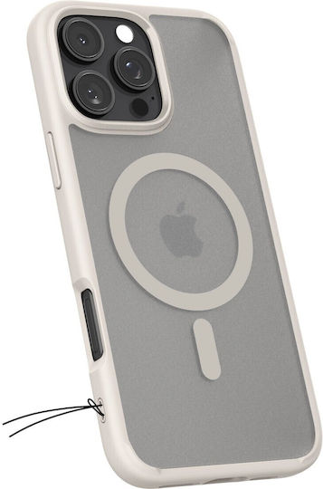 Spigen Ultra Hybrid MagFit Umschlag Rückseite Kunststoff 2mm Frost Natural Titanium (iPhone 17 Pro / iPhone 16 Pro)