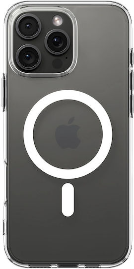 Spigen Ultra Hybrid MagFit Back Cover Plastic / Silicone 1.2mm White (iPhone 16 Pro)