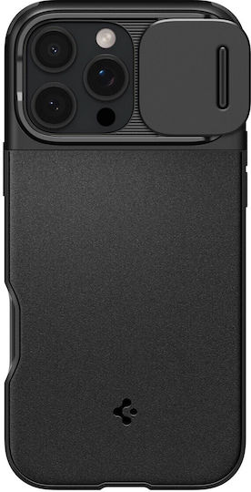 Spigen Optik Armor (MagFit) Umschlag Rückseite Silikon 2mm Schwarz (iPhone 17 Pro Max / iPhone 17 Pro / iPhone 16 Pro Max)