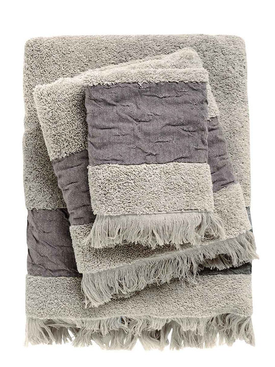 Das Home Bath Towels Set of 3 pcs 0745 Taupe We...