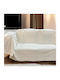 Linea Home Zic Zac Sofa Throw Fur 180x240cm Ecru
