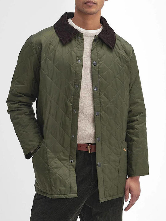 Barbour Men's Puffer Jacket Olive