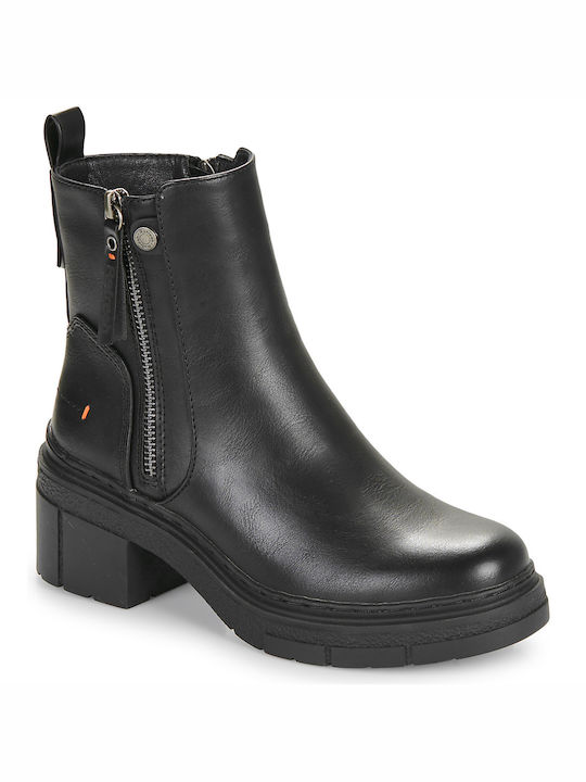 Refresh Women's Ankle Boots with Medium Heel Black