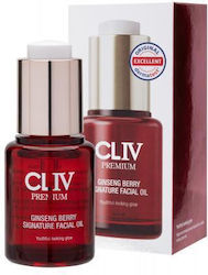 Cliv Premium Ginseng Berry Signature Νourishing , Brightening , Αnti-aging & Moisturizing Facial Oil 20ml