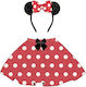 Carnival Headband Red Minnie Mouse 2pcs