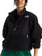 Retro Denali Κοντό Γυναικείο Μπουφάν για Χειμώνα Tnf Black