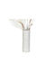 Romimex Decorative Vase White 13x13x40cm