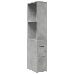 vidaXL Bathroom Cabinet L22xW41xH135cm Gray