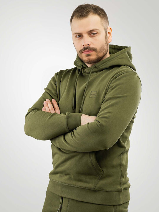 Boss Wetalk Hanorac cu Glugă Kaki