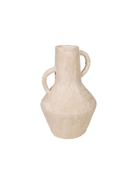 Romimex Vază Decorativă Ceramică Alb 25x25x37cm 1buc