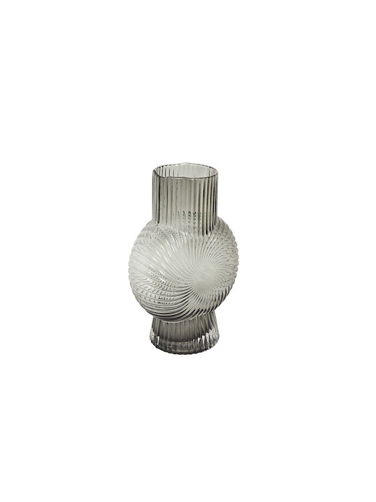 Romimex Decorative Vase Gray 18x18x25cm