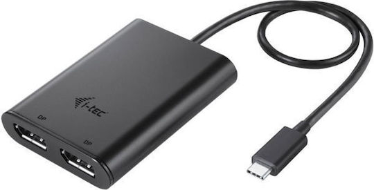 i-tec Μετατροπέας USB-C / Thunderbolt male σε DisplayPort female 1τμχ