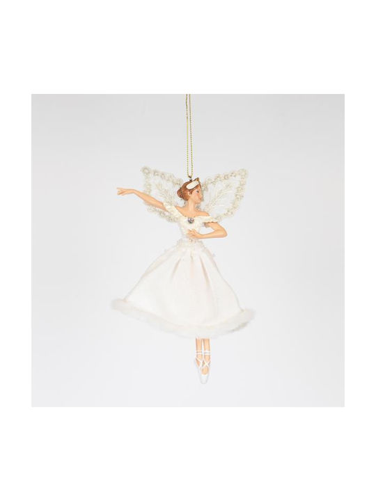 Ornament Suspendat Zână Din Material Textil 8x8cm