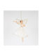 Ornament Suspendat Zână Din Material Textil 8x8cm