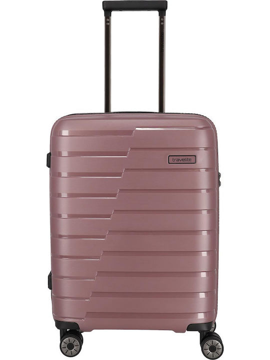 Travelite Βαλίτσα Ταξιδίου Καμπίνας Σκληρή Lilac με 4 Ρόδες Ύψους 55εκ.