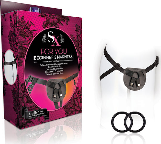 Blush Sx You Beginner's Harness σε Μαύρο Χρώμα