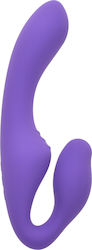 Kinksters Strapless Strap On με Dildo με Δόνηση σε Μωβ Χρώμα