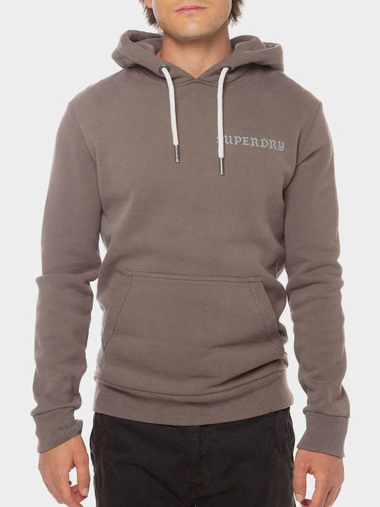 Superdry 'ovin Φούτερ με Κουκούλα Πράσινο