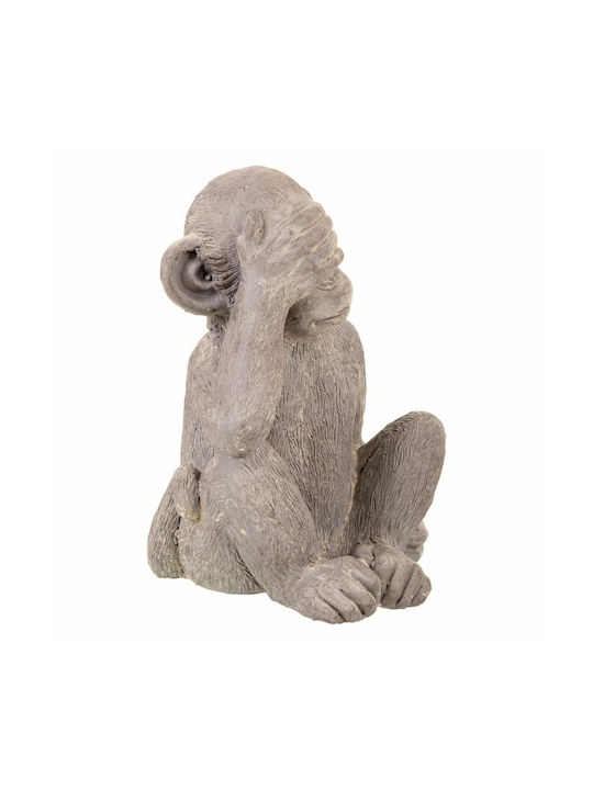 Decorative Figure Alexandra House Living Grey Polyresin Monkey 26 X 40 X 34 Cm