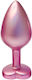 Dream Toys Gleaming Πρωκτική Σφήνα Medium Ροζ 8...