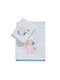 Das Home Σετ Βρεφικές Πετσέτες 2τμχ Mint, Pink, White Βάρους 420gr/m²