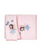Greenwich Polo Club Set of baby towels 2pcs Dusty Rose - Pink Weight 400gr/m²