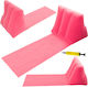 Beach Mat Beach Chair Inflatable Backrest Pink