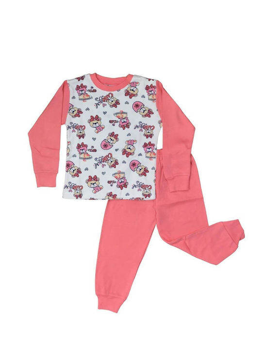 Esthisis Kids Pyjamas Winter Cotton Coral