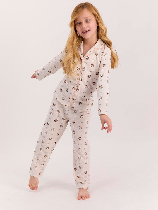 Roly Poly Pijama pentru copii De bumbac Ecru