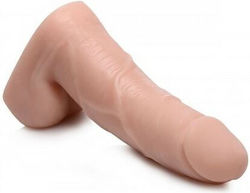 XR Realistic Dildo with Scrotum Flesh 16.5cm