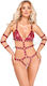Bad Kitty Strap Body Red Xl