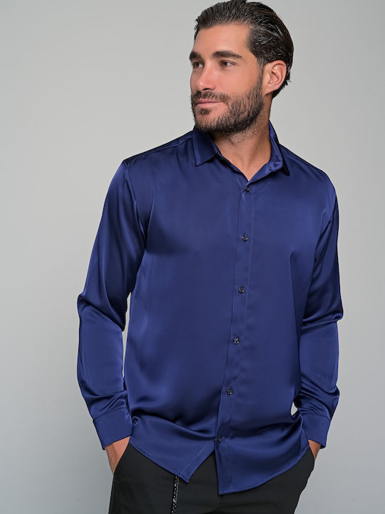 Ben Tailor Langärmlig Hemd Blue