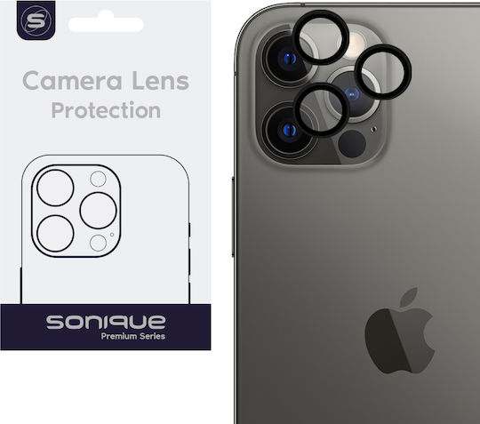 Sonique Camera Protection Tempered Glass Black for the Apple iPhone 12 Pro