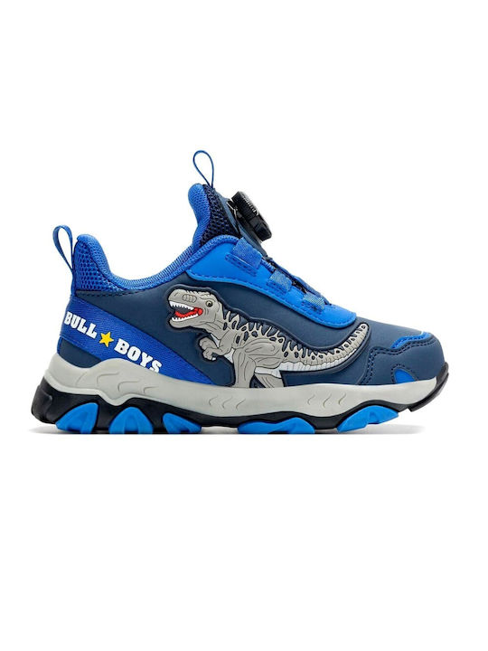 Bull Boys Kinder-Sneaker mit Lichtern Blau