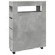 vidaXL Cabinet de baie L65xA23xÎ90cm Gri