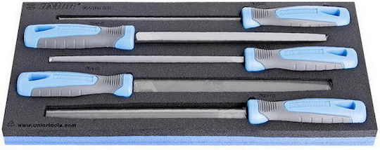 Unior 621083 Set Limes cu Mâner 5buc