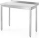 Steel Wall-mounted Kitchen Worktop Edge 120x60 Cm Hendi 811252