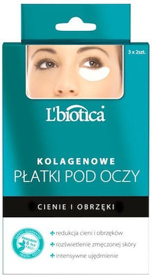 L'biotica Collagen Gesichtsmaske für die Augen 1Stück