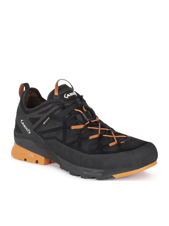Aku ROCK DFS GTX Ανδρικά Ορειβατικά Παπούτσια Αδιάβροχα με Μεμβράνη Gore-Tex Μαύρα