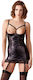 Cottelli Collection Sexy Φόρεμα Μαύρο
