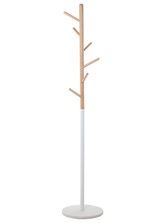 Alexandra House Living Coat Rack White 171cm