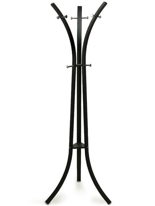 Alexandra House Living Coat Rack Black 58x58x180cm