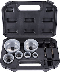 Wolfram Drill Bits 9 Pieces In Case Silver Wolfram Drill Bits 9 Pieces In Case Silver