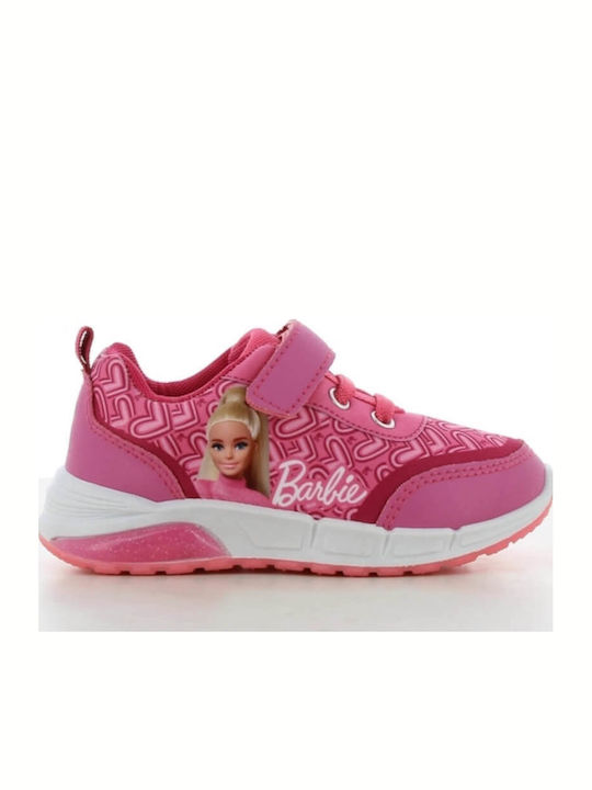 Παιδικά Sneakers με Σκρατς Φούξια