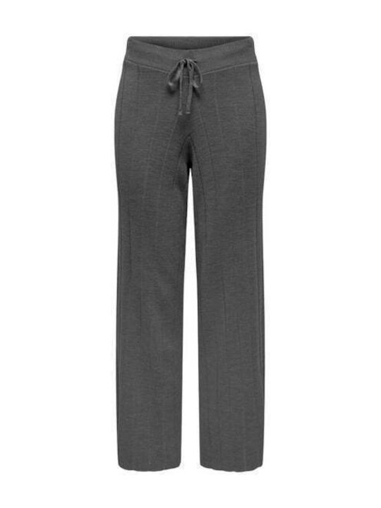 Only Women's Fabric Trousers Gray