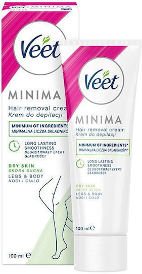 Veet Minima Haarentfernungscreme Trockene Haut Creme Für E-Commerce-Website 100ml