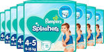 Pampers Πάνες Μαγιό Splashers για 9-15kg 88τμχ