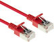 Act U/FTP (STP) Cat.6a (Gigabit) Καλώδιο Δικτύου Ethernet 1m Κόκκινο